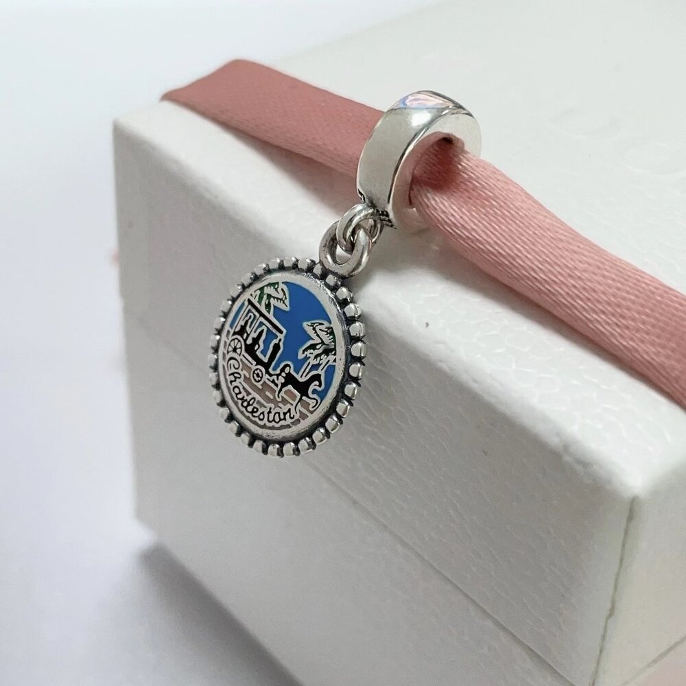 Pandora Charleston SC Travel Dangle Charm Pendant